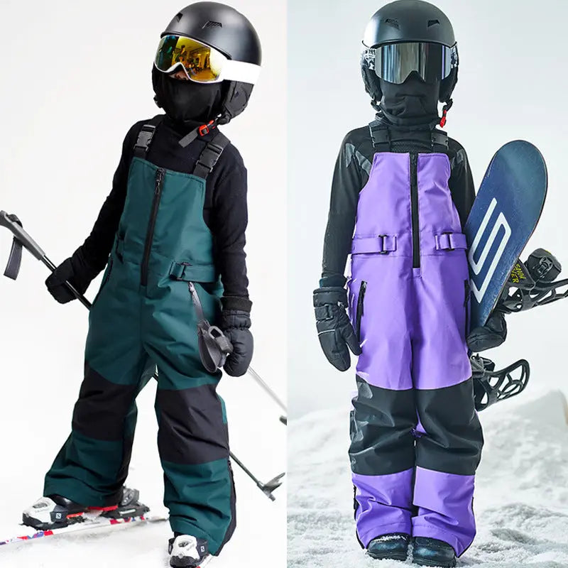 2024 Baggy Ski Snow Pants High Waist Thicken Pants for Kids（复制） 