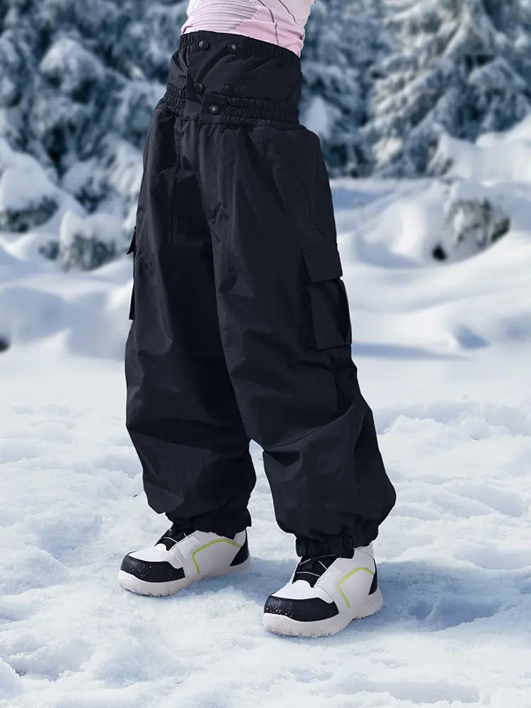 Kids Loose Fit Snow & Ski Pants Removable Shoulder Strap（复制） 