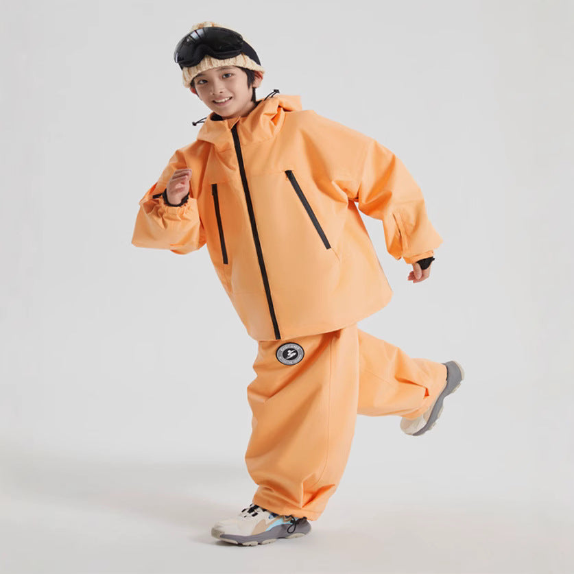 Children Insulated Colorblock Snow Jacket & Matched Pants（复制） 