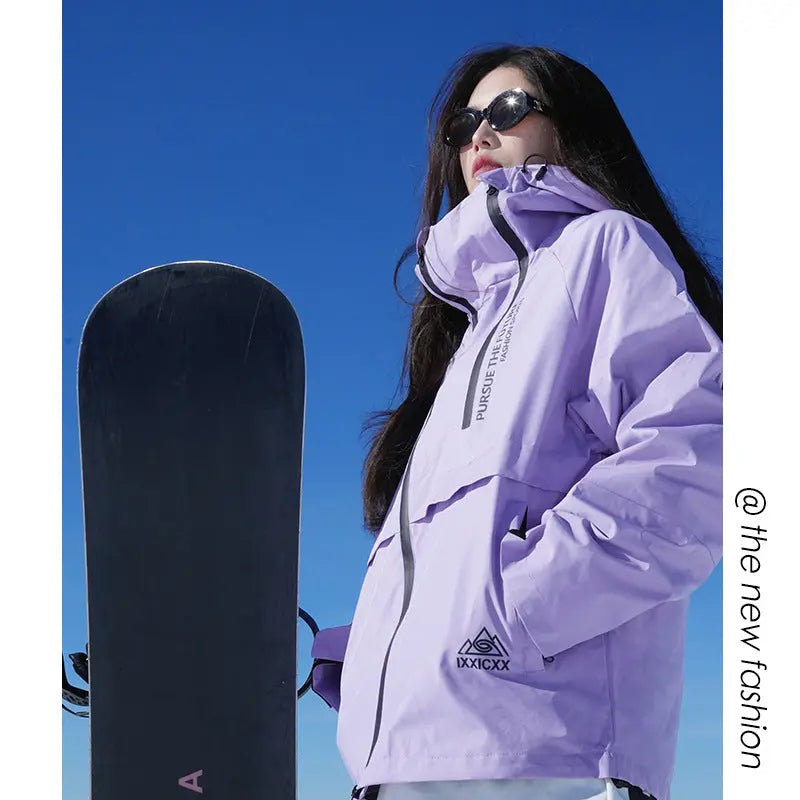 Women Insulated Snowboarding Jacket & Pants Set Hiking Snow Suits（复制） 