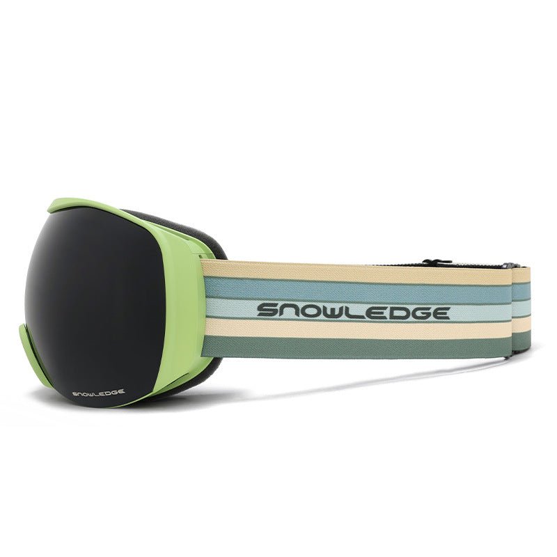 Hotian OTG Snowboard Goggles Dual-layer Lens 