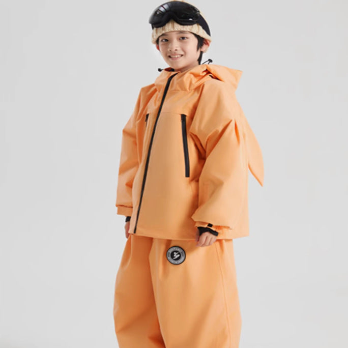 Children Insulated Colorblock Snow Jacket & Matched Pants（复制） 