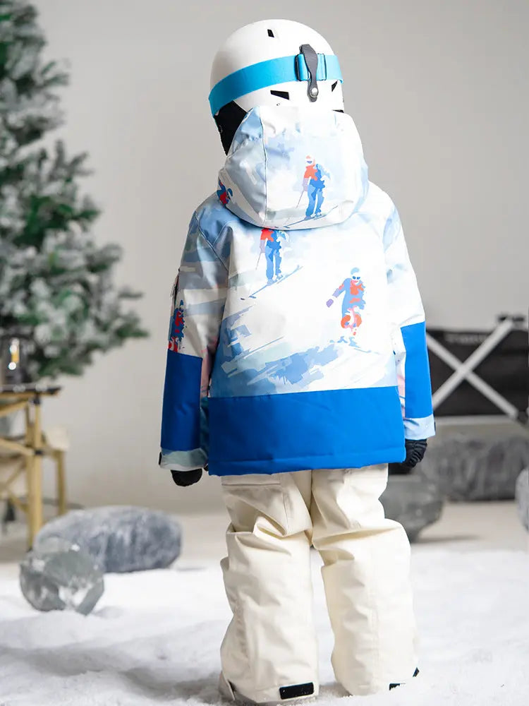 Kids Camo Ski Snowboarding Jacket & Bibs Pants（复制） 