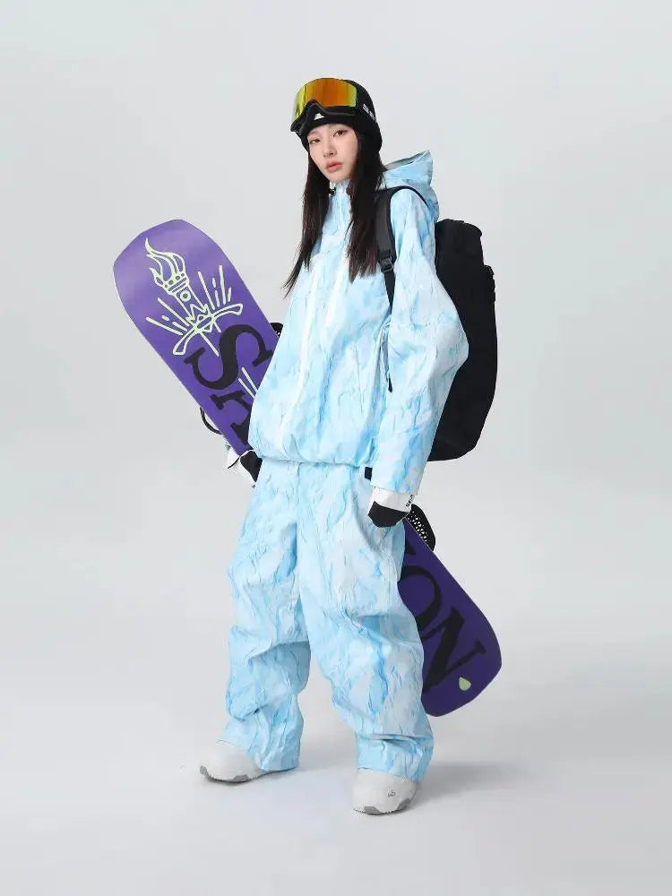 Searipe Denim Drift Baggy Snow Suit - Women's 