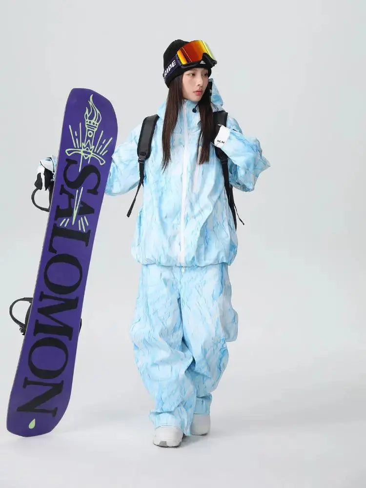 Searipe Denim Drift Baggy Snow Suit - Women's 