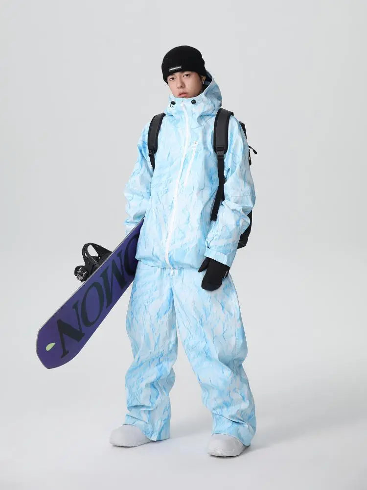 Searipe Denim Drift Baggy Snow Suit - Men's 