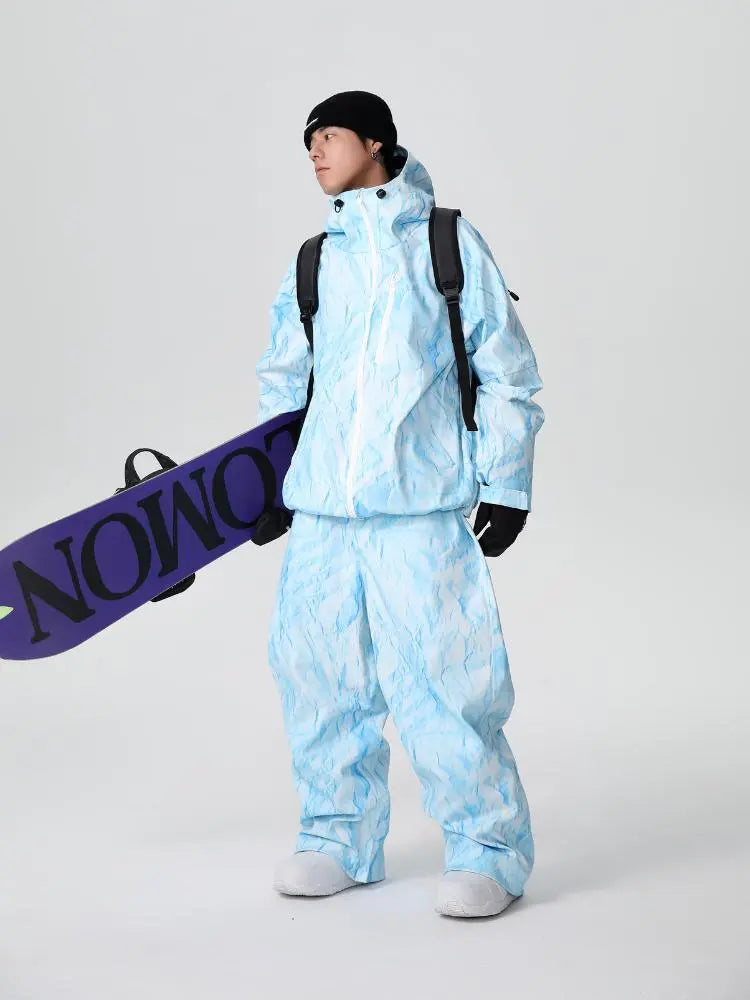 Searipe Denim Drift Baggy Snow Suit - Men's 