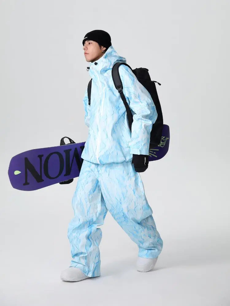 Searipe Denim Drift Baggy Snow Suit - Men's 