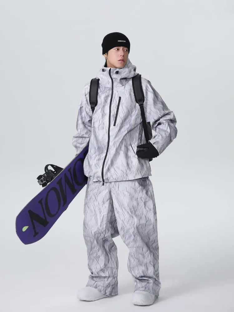 Searipe Denim Drift Baggy Snow Suit - Men's 