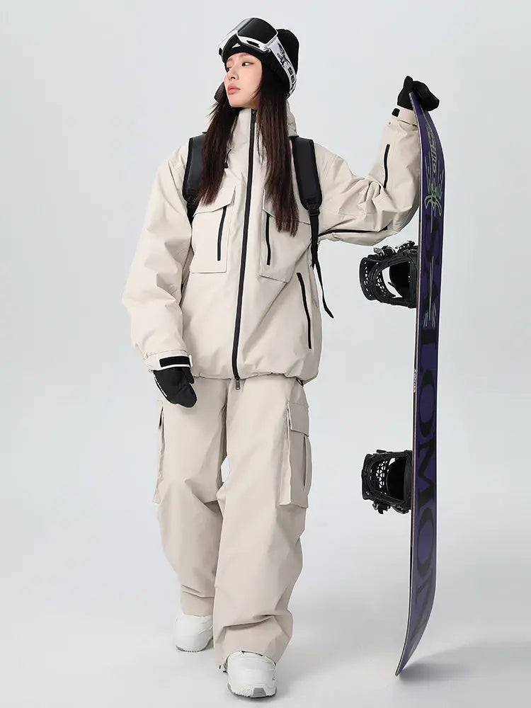 Women's Searipe Durable Mountain Pro All Function Mountain Snow Suit 