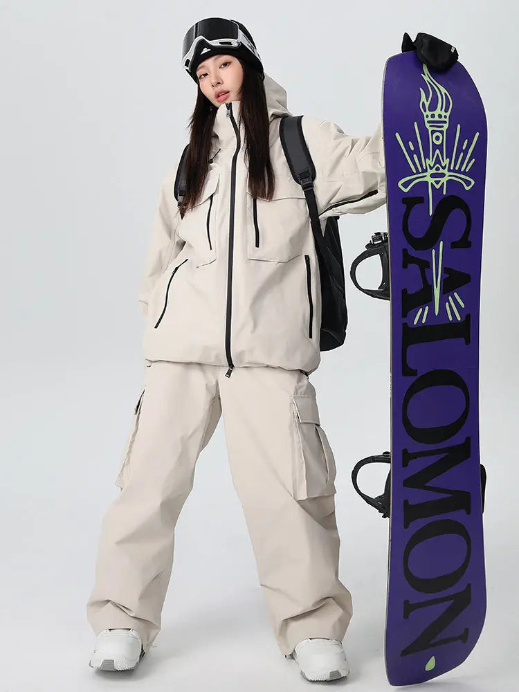 Women's Searipe Durable Mountain Pro All Function Mountain Snow Suit 