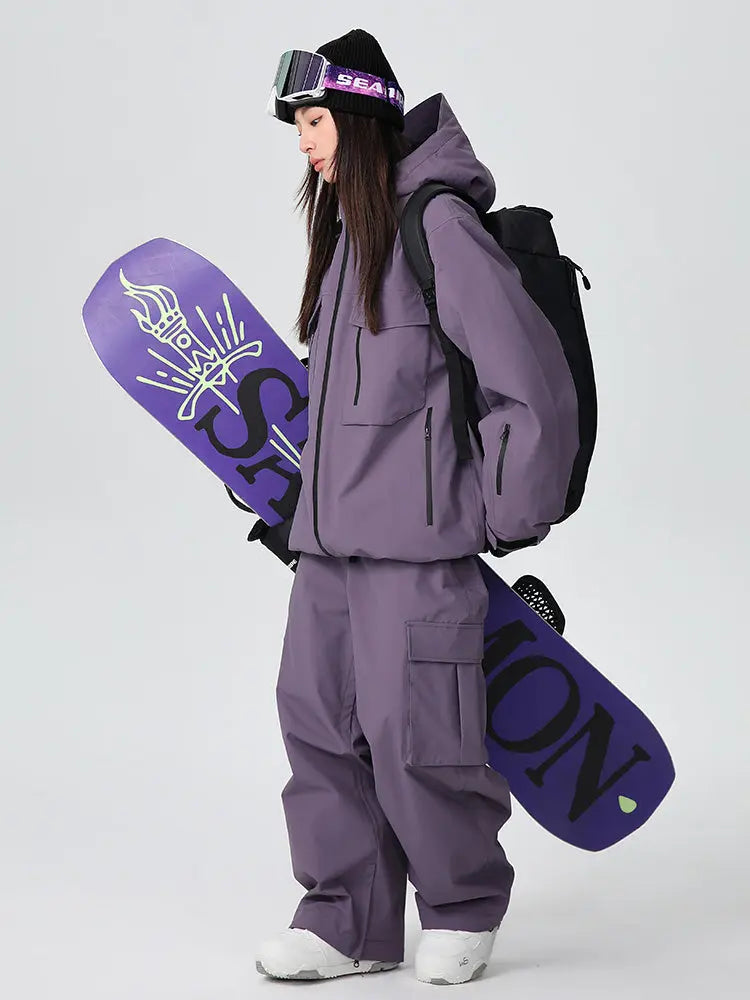 Women's Searipe Durable Mountain Pro All Function Mountain Snow Suit 