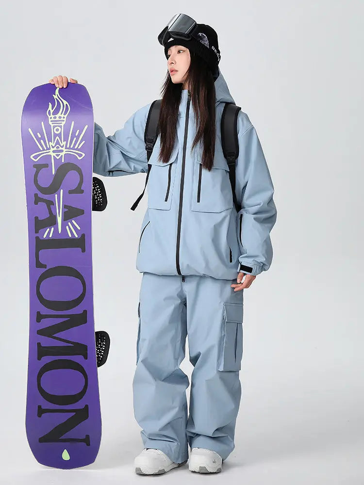 Women's Searipe Durable Mountain Pro All Function Mountain Snow Suit 