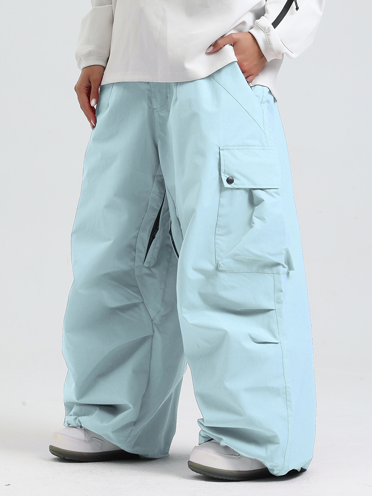 Gsou Snow Baggy Cargo Snowboard Pants - Unisex 