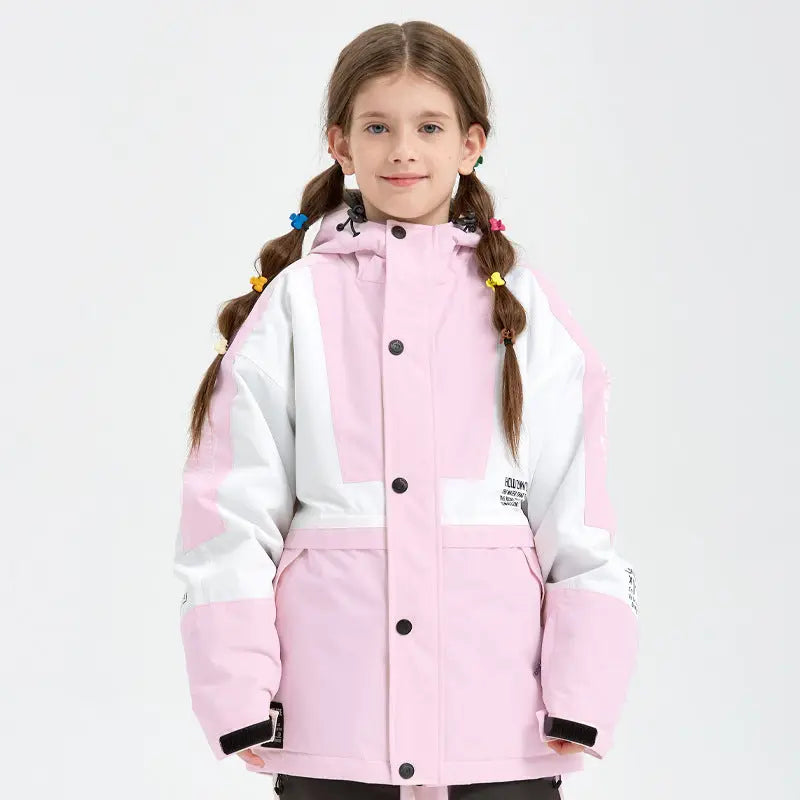 2024 Winter Button-up Snow Jacket Warm Sports Costumes HOTIANSNOW