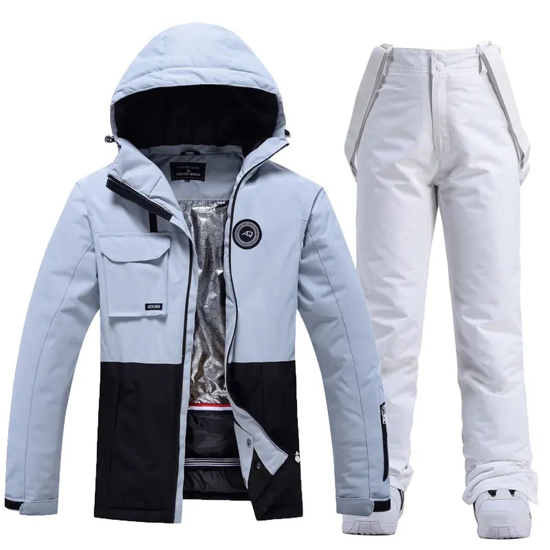 2024 Winter Ski Suits Outdoor Snow Overalls Set HOTIANSNOW