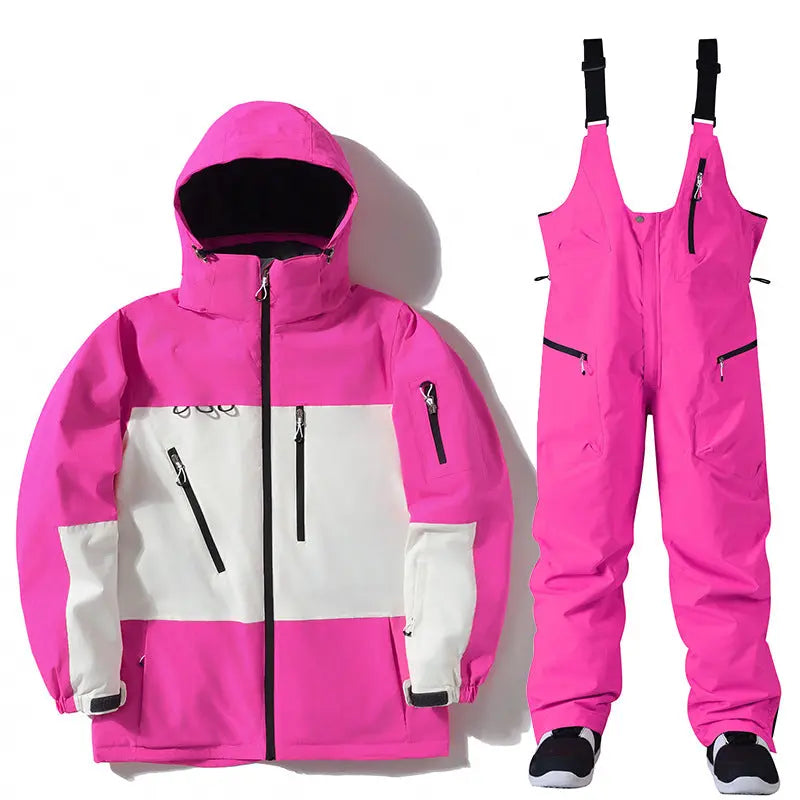 2025 Winter Ski Jackets & Bibs Outdoor Unisex Snowsuits Outfits HOTIANSNOW