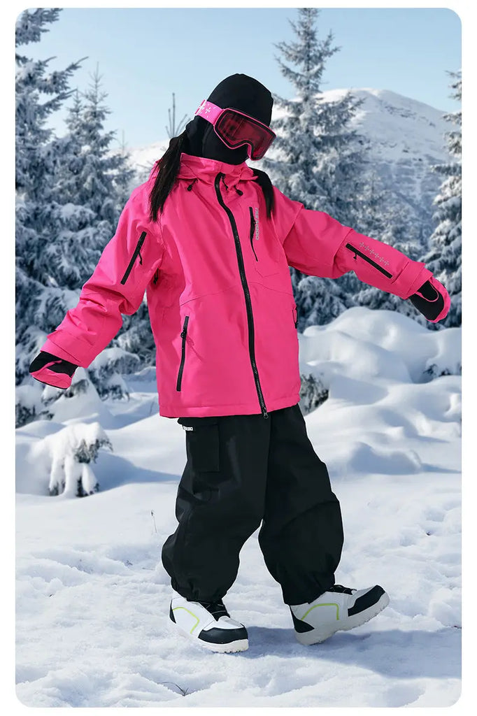 Kids Baggy Snowboarding Pants Outdoor Ski Pants for Sports（复制） 