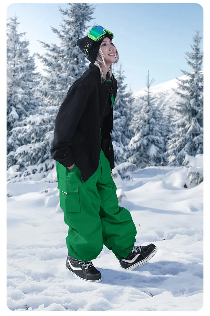 Oversized Snowboard Pants Couple Style Ski Wear（复制） 