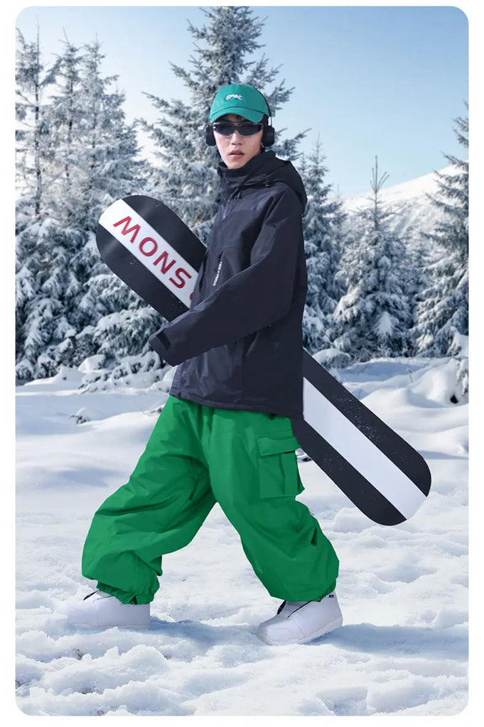 Oversized Snowboard Pants Couple Style Ski Wear（复制） 