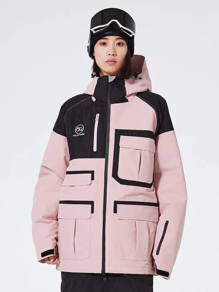 ARCTIC QUEEN Colorblock Cargo Ski Jacket - Women's 