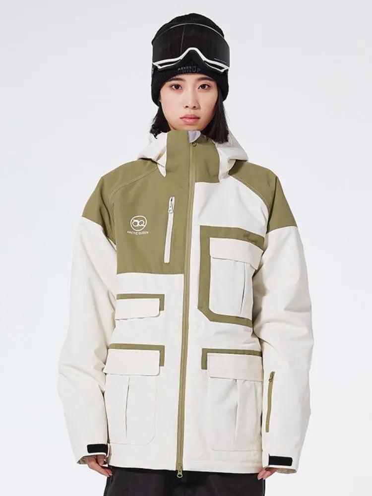 ARCTIC QUEEN Colorblock Cargo Ski Jacket - Women's 