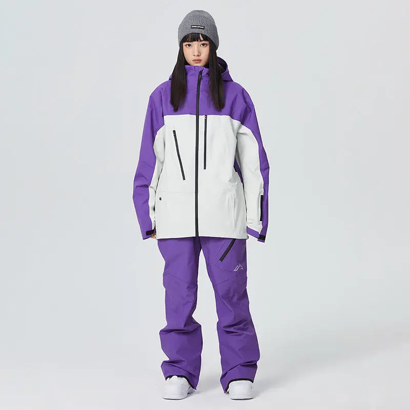 3L Shell Ski Suits Unisex Winter Snowsuits Set 