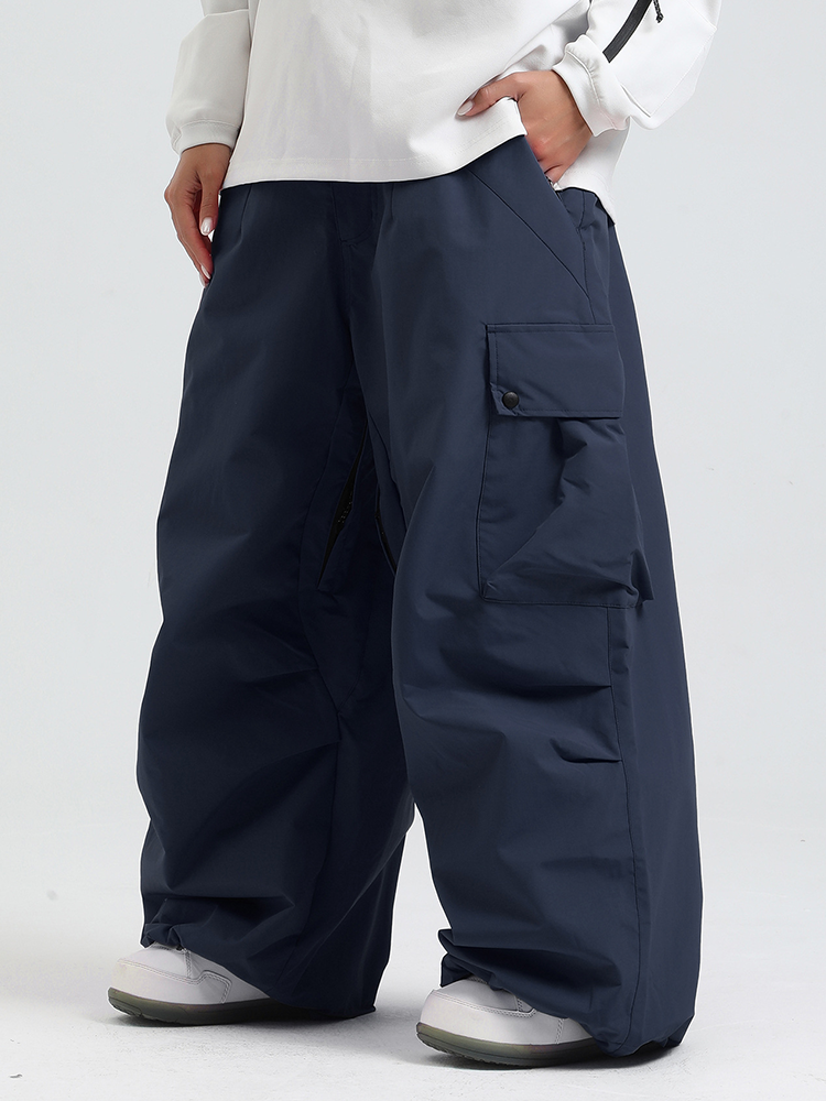 Gsou Snow Baggy Cargo Snowboard Pants - Unisex 