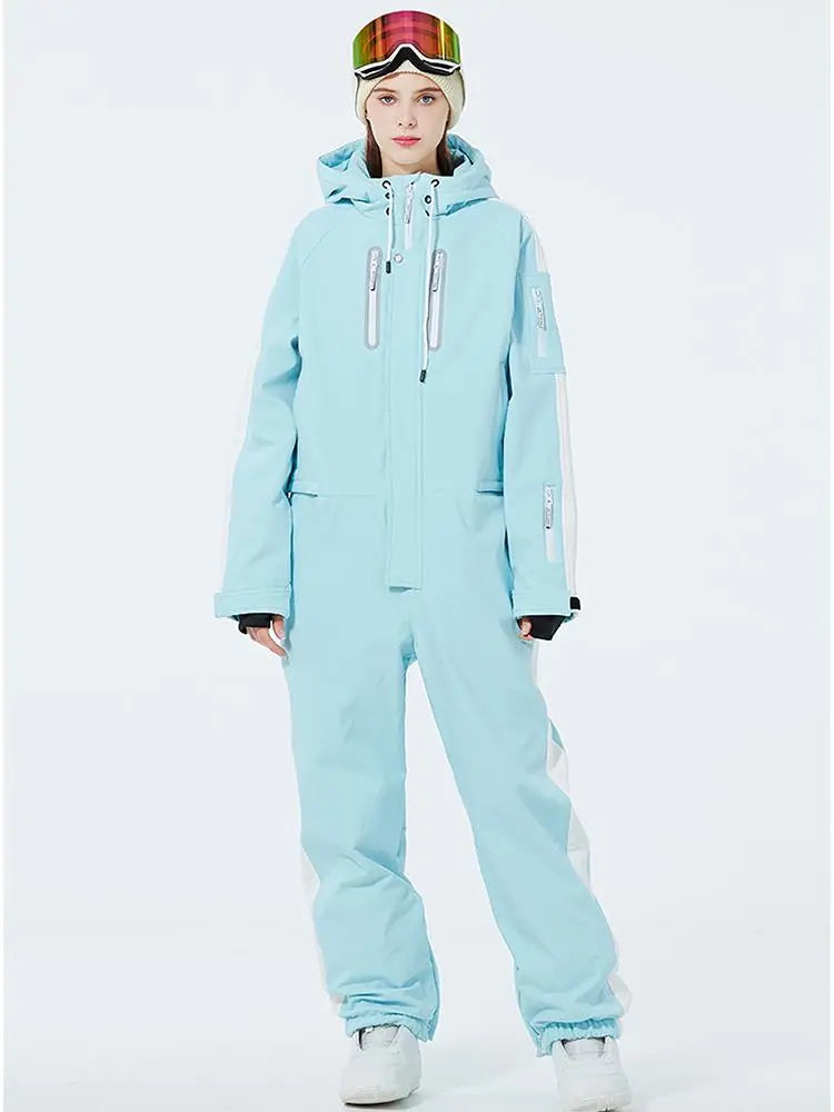 Loose Fit Ski Snowboarding Jumpsuits One Piece Snow Suits（复制） 