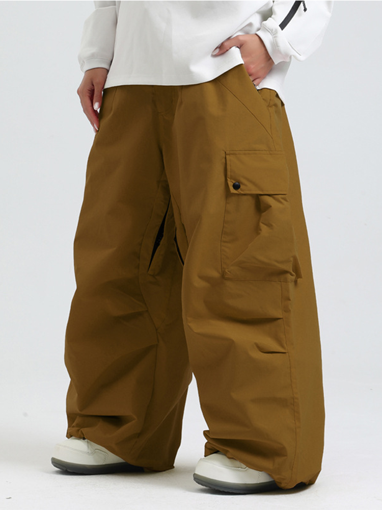 Gsou Snow Baggy Cargo Snowboard Pants - Unisex 