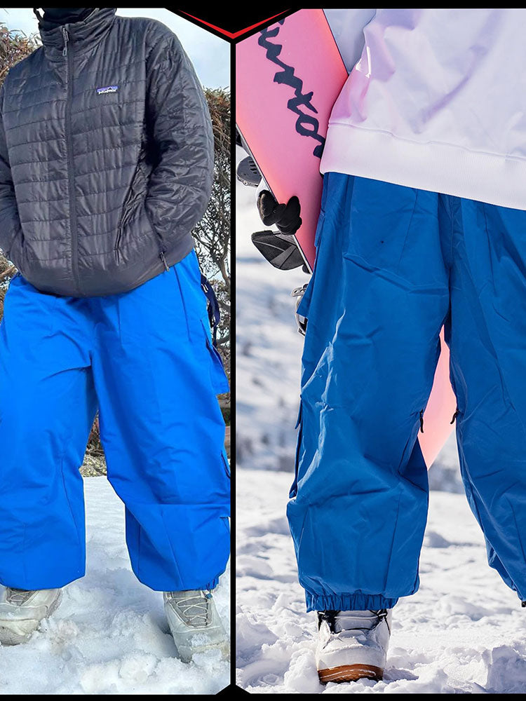 Stylish Cargo Baggy Snowboard Pants Couple Style 