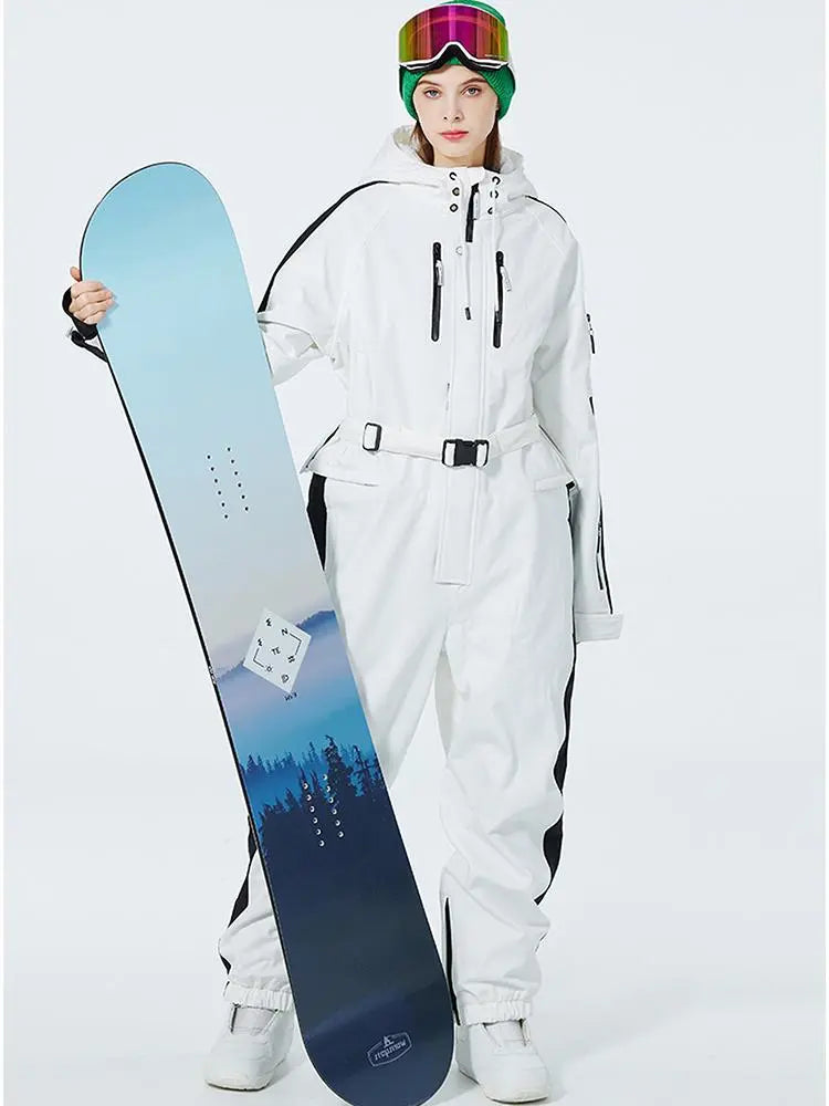 Loose Fit Ski Snowboarding Jumpsuits One Piece Snow Suits（复制） 