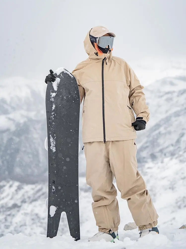 Adult Adventure Snowsuits 3L Ski Jacket & Pants Set Outfits 