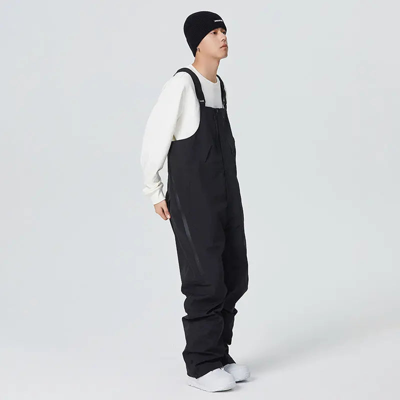 Adult Baggy Snow Pants Winter One-piece Ski Bibs for Sports 