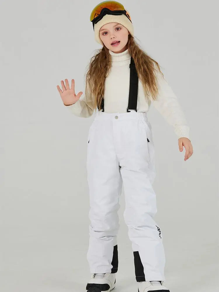 Kids Loose Fit Snow & Ski Pants Removable Shoulder Strap（复制） 