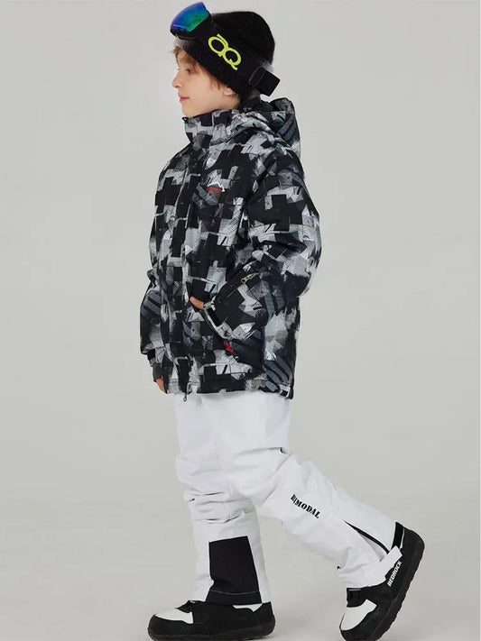 Kids Outdoor Ski Jacket & Pants Set Insulated Snowboard Outwear（复制） 