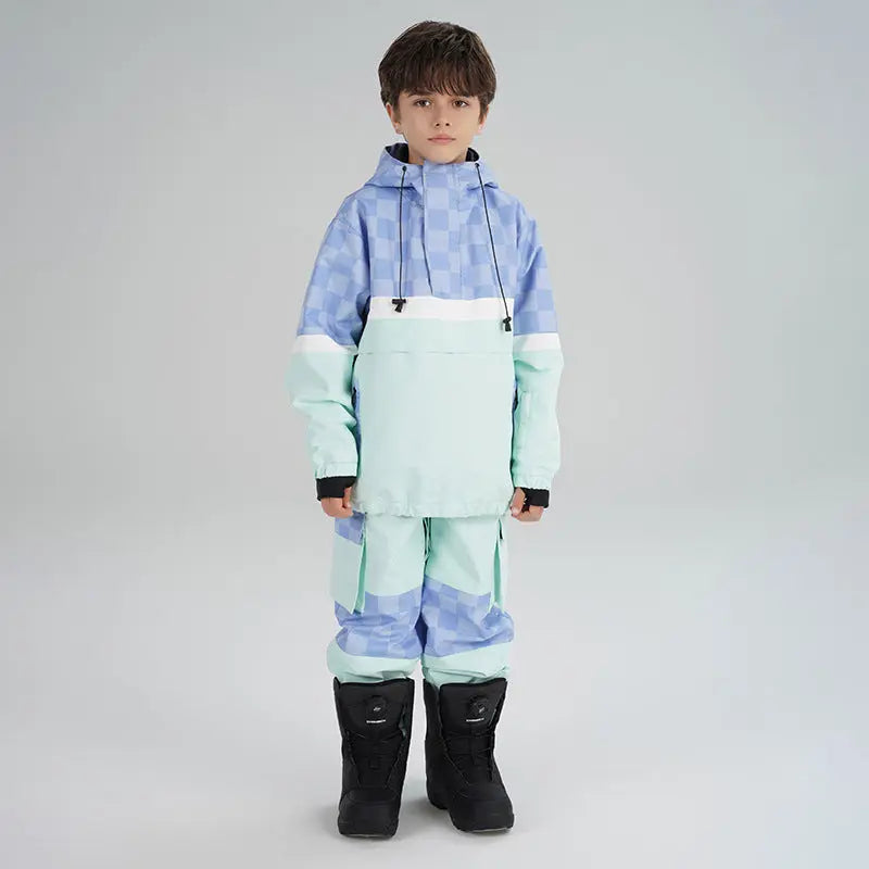 Boy's Insulated Snowboard Jacket and Snow Pants HOTIAN