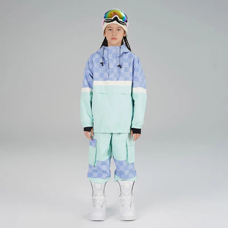 Boy's Insulated Snowboard Jacket and Snow Pants HOTIAN