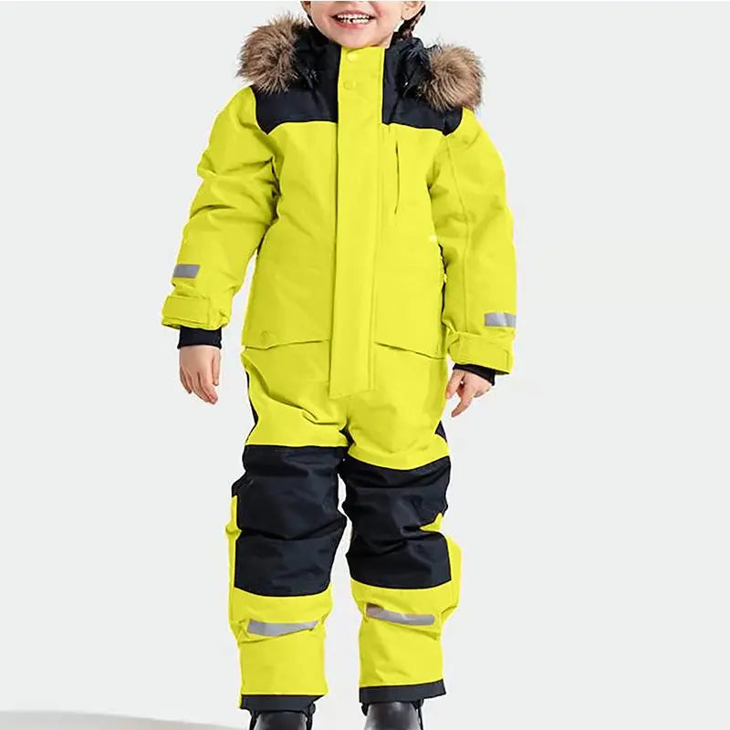 Kids Winter Snow Suits One Piece Warm Overalls（复制） 