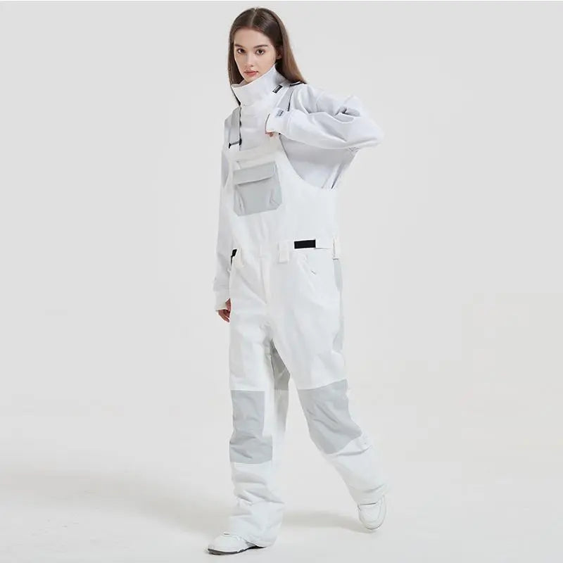 Chic Outdoor Ski & Snowboard Bibs Pants HOTIANSNOW