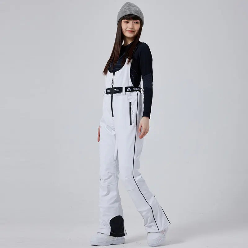 Chic Ski & Snowboard Bibs Pants Slim Fit Sports Jumpsuit HOTIANSNOW