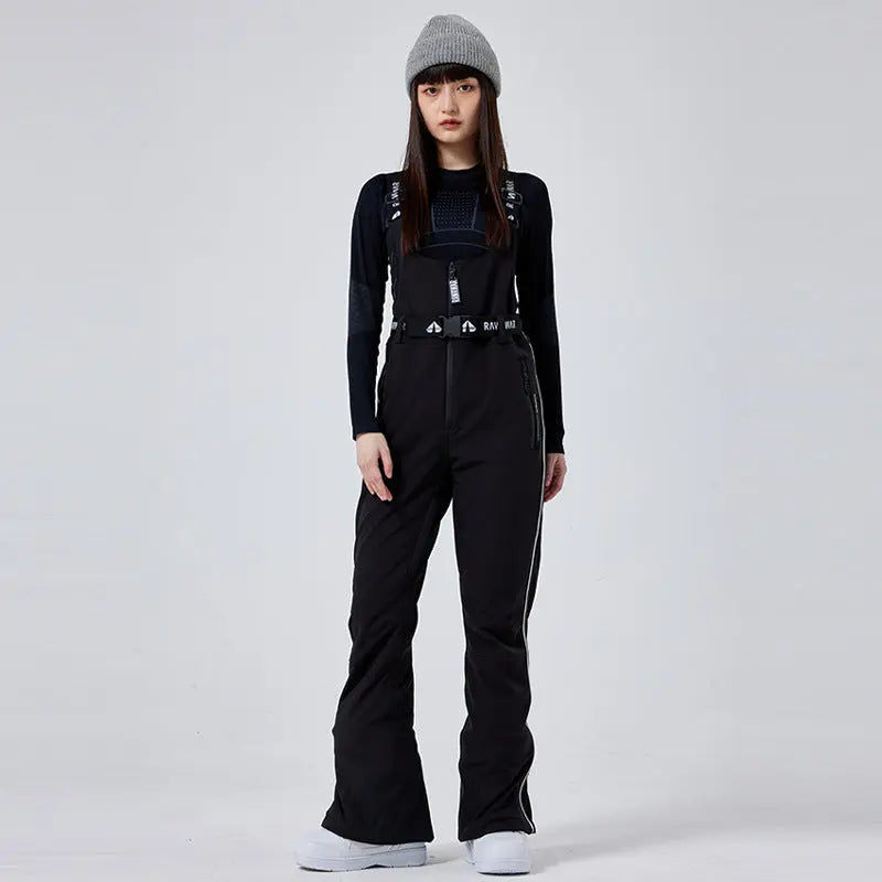 Chic Ski & Snowboard Bibs Pants Slim Fit Sports Jumpsuit HOTIANSNOW