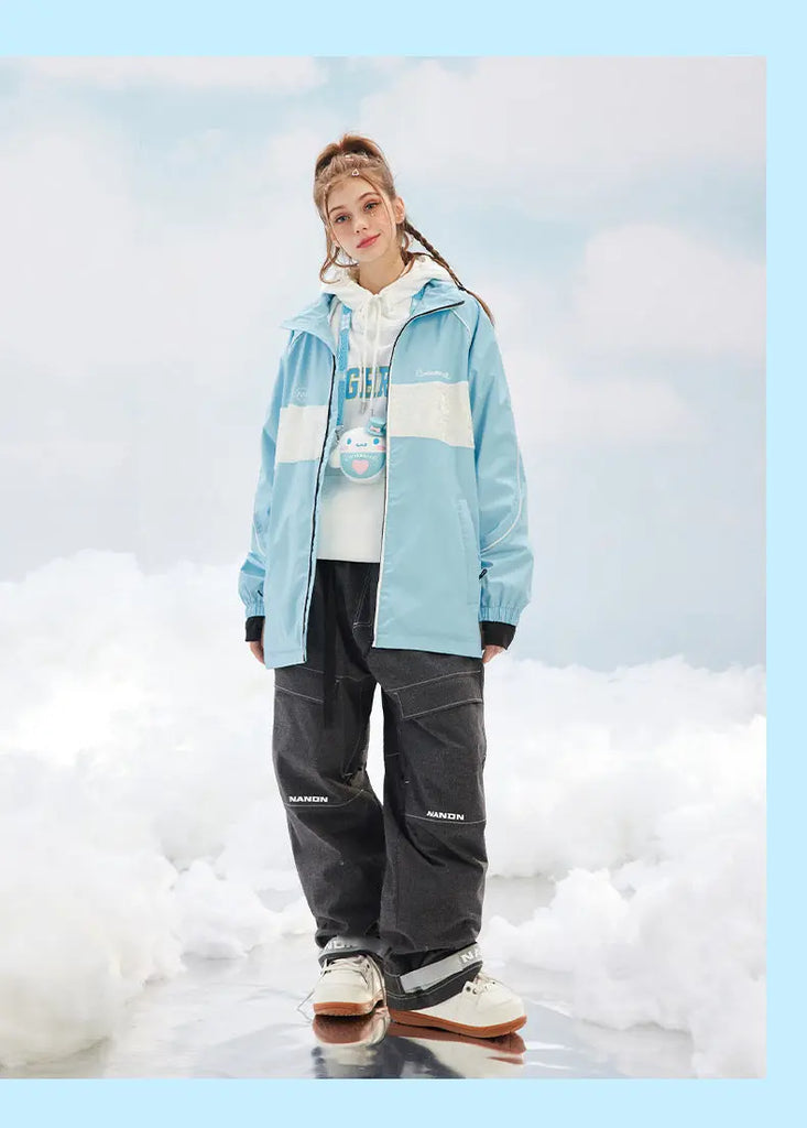 Cute Nandn Ski Snowboarding Jacket 2025 Winter Sports Coat 