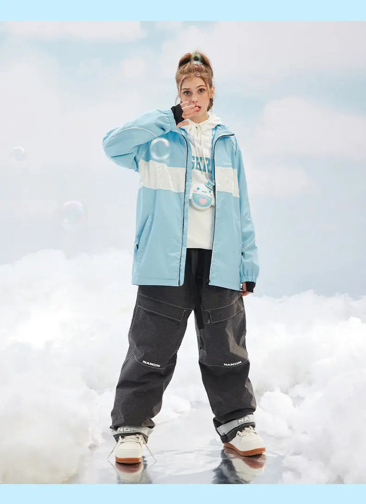 Cute Nandn Ski Snowboarding Jacket 2025 Winter Sports Coat 