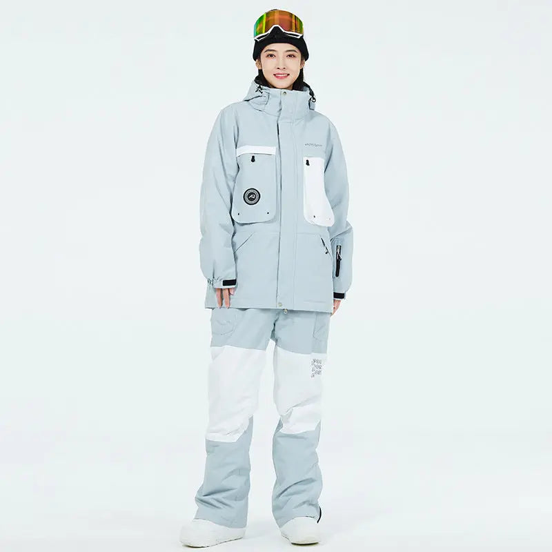 Female Outdoor Ski & Snowboard Jacket & Overalls 