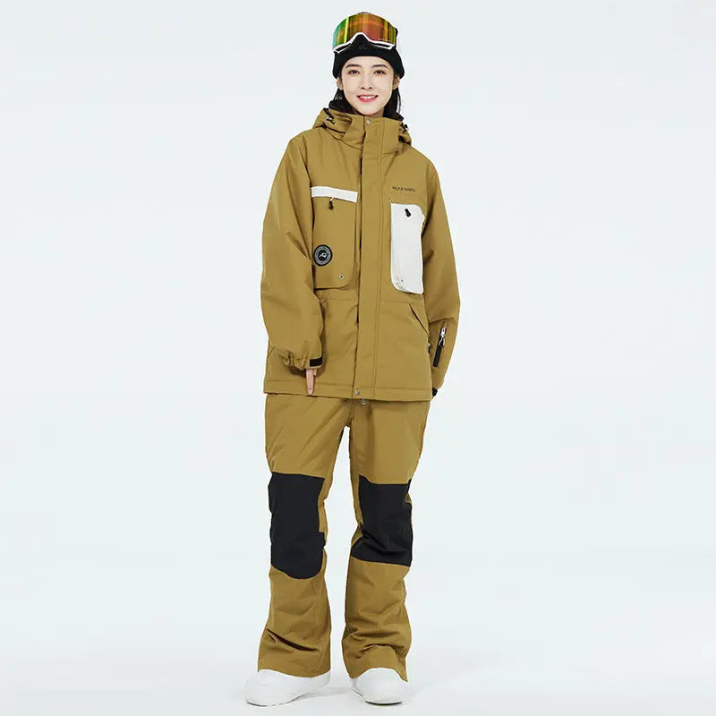 Female Outdoor Ski & Snowboard Jacket & Overalls 