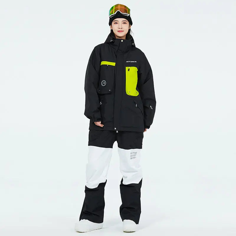 Female Outdoor Ski & Snowboard Jacket & Overalls 