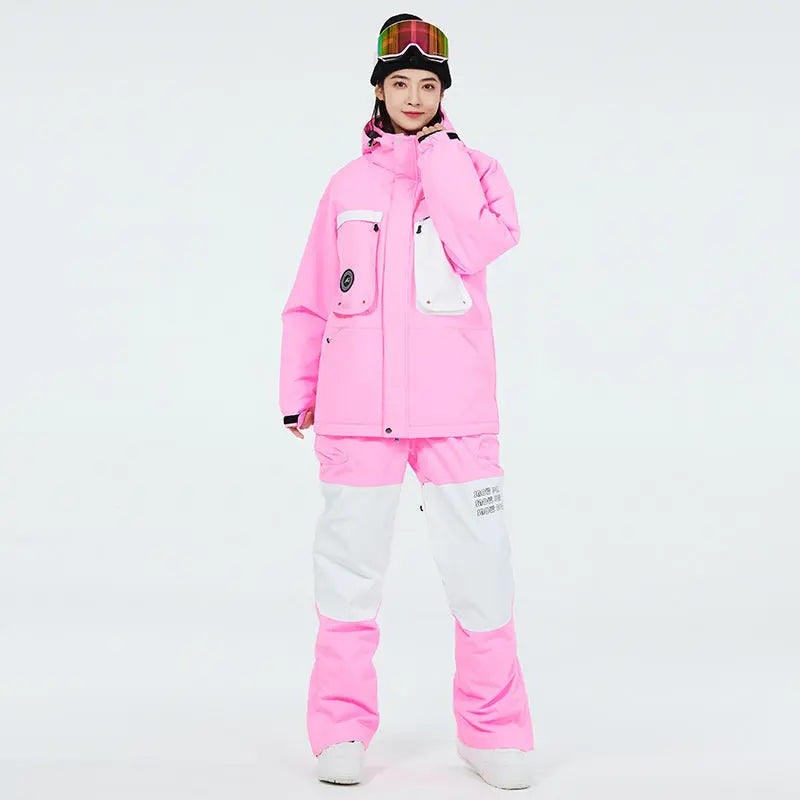 Female Outdoor Ski & Snowboard Jacket & Overalls 