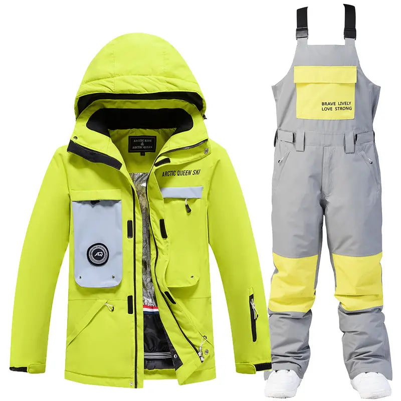 Female Outdoor Ski & Snowboard Jacket & Overalls 