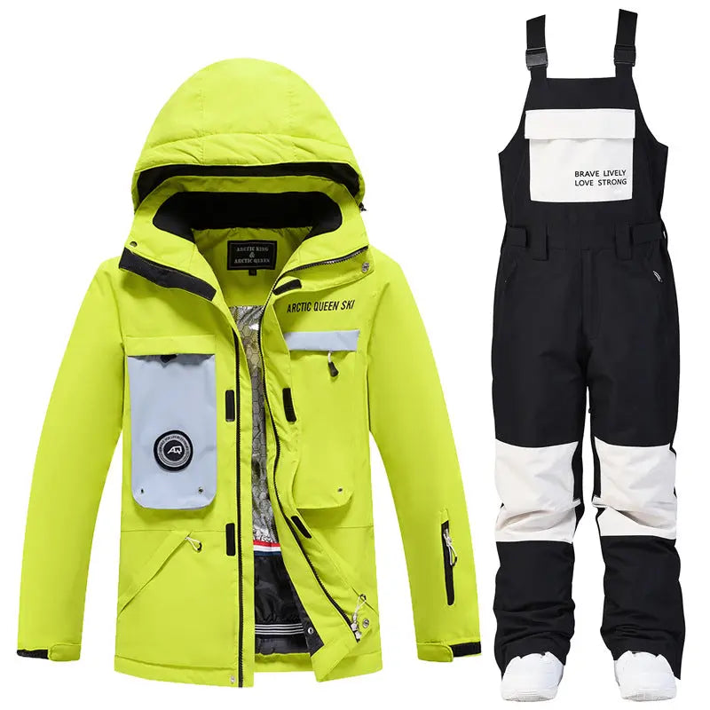 Female Outdoor Ski & Snowboard Jacket & Overalls 